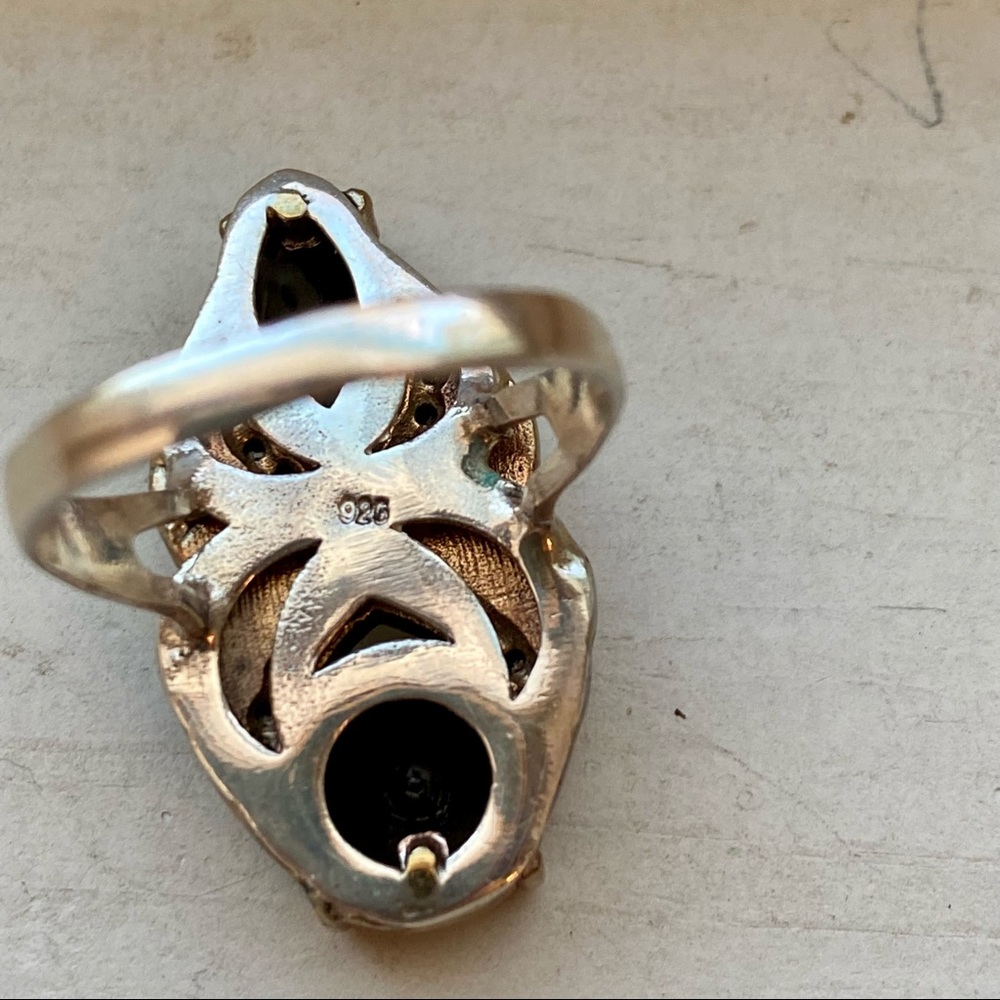 Absolutely gorgeous vintage sterling ring - Picture 11 of 14